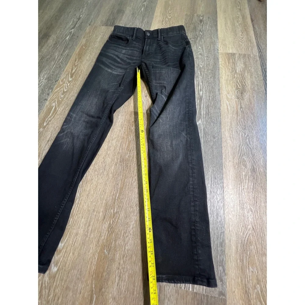 Old Navy Slim Jeans Women 30x32 Black Built-In Flex Whiskered Denim‎